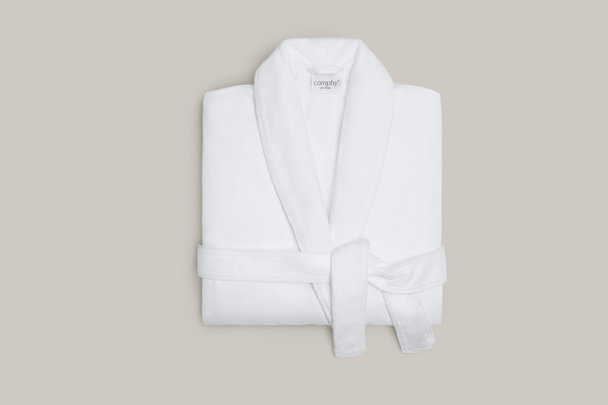 Comphy Double Layer Gown - White (L)