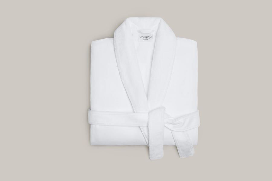 Comphy Double Layer Gown - White (L)