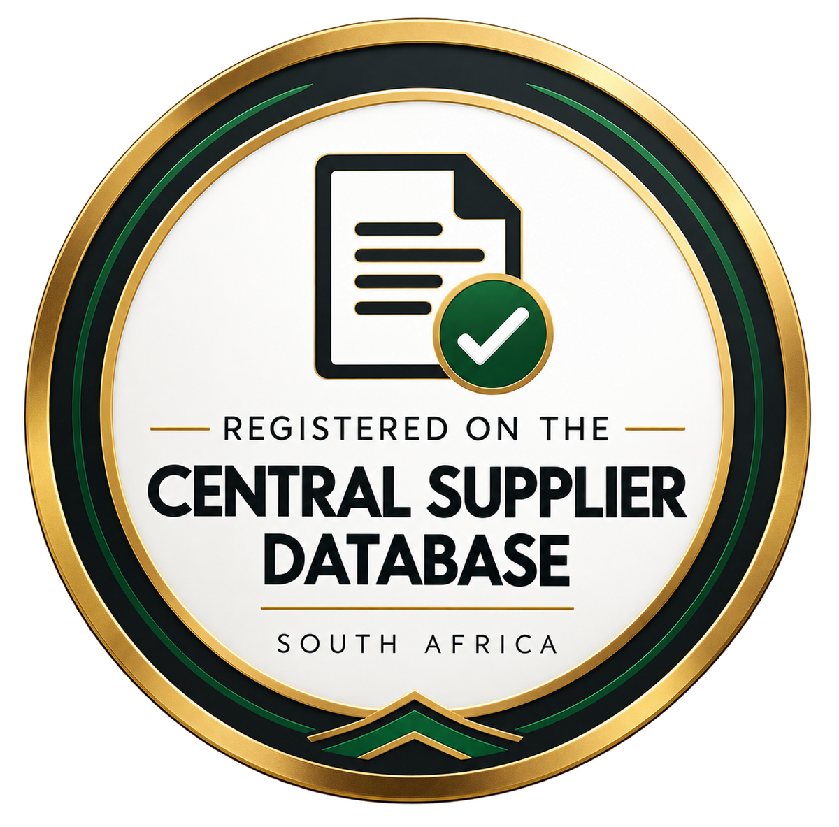 Registered on the Central Supplier Database South Africa